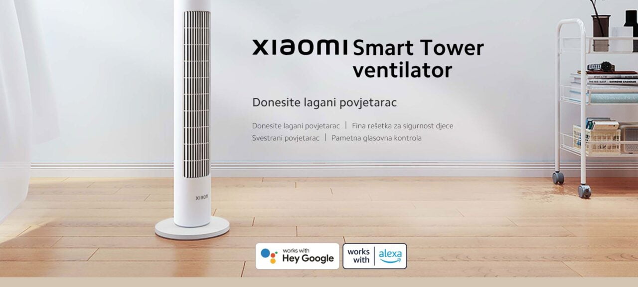 Smart Tower Fan Stojeci Ventilator